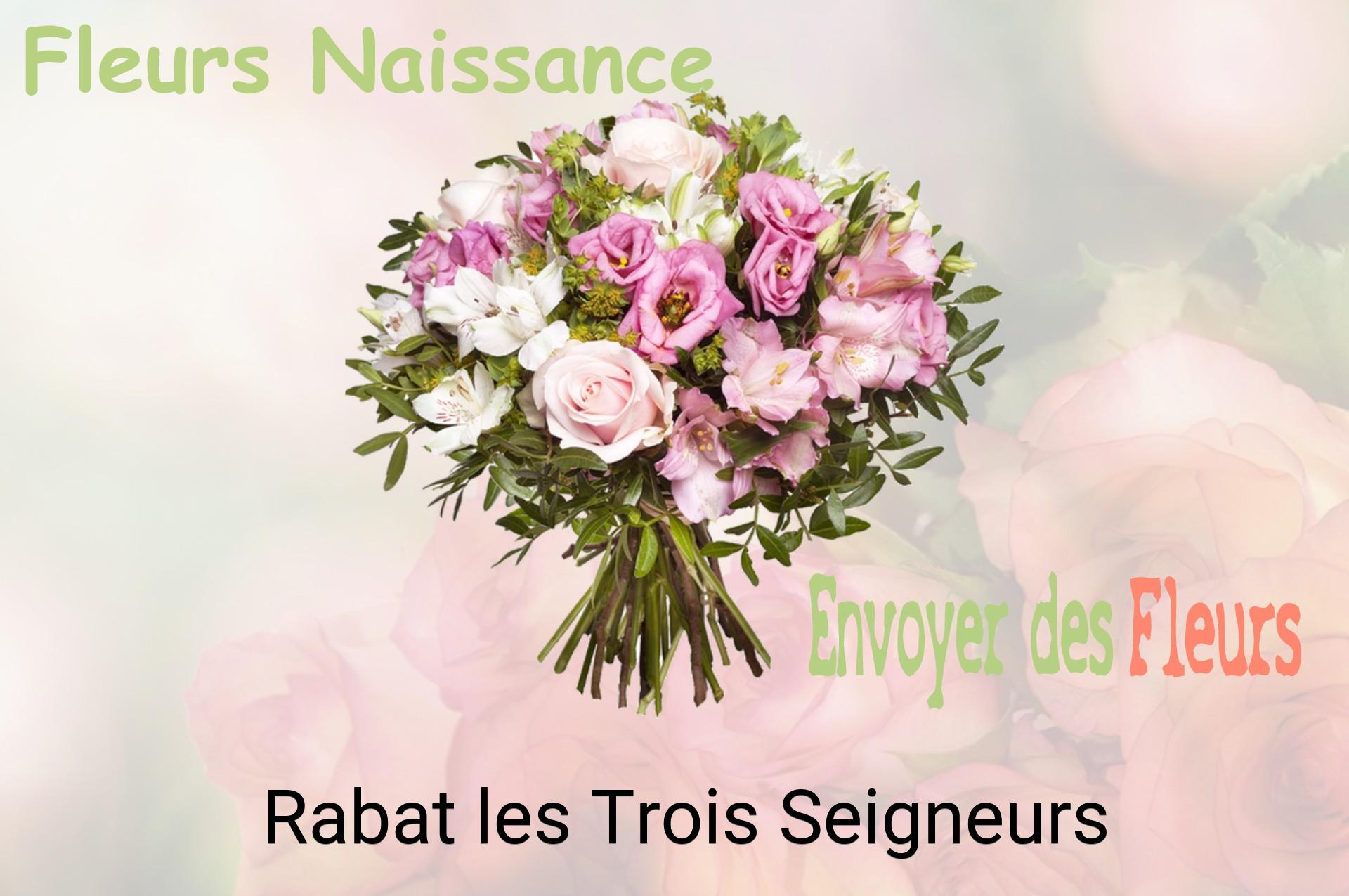 Bouquet de fleurs de naissance livré à Rabat-les-Trois-Seigneurs